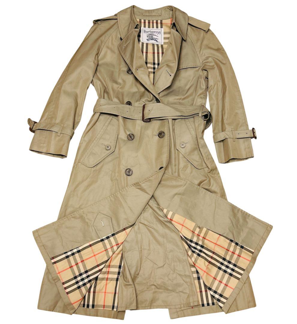 バーバリー Burberrys ベージュ トレンチコート ノバチェック ベルト