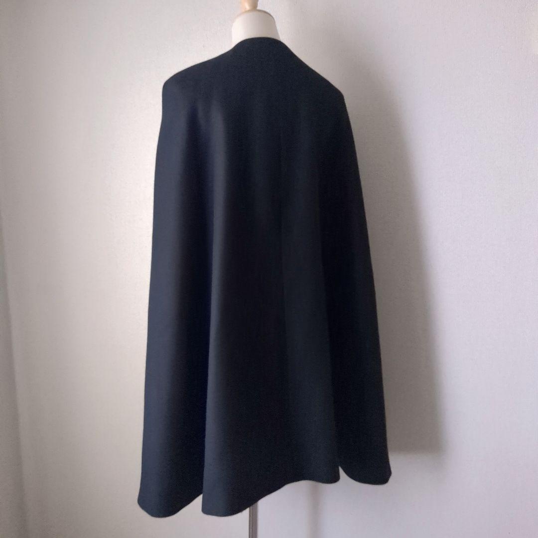 ZARA ケープコート マント ポンチョ MANTECO 黒