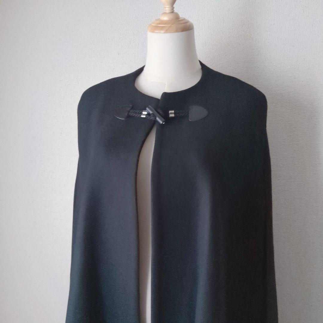 ZARA ケープコート マント ポンチョ MANTECO 黒