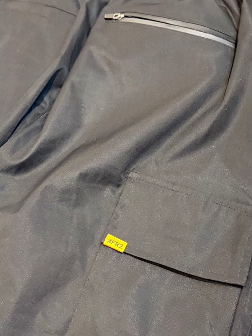 最終価格希少FR2 ブラックナイロンパンツ　Lサイズ