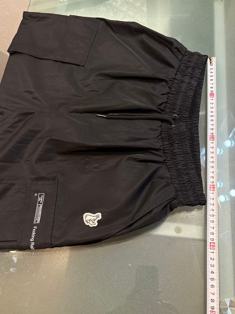 最終価格希少FR2 ブラックナイロンパンツ　Lサイズ