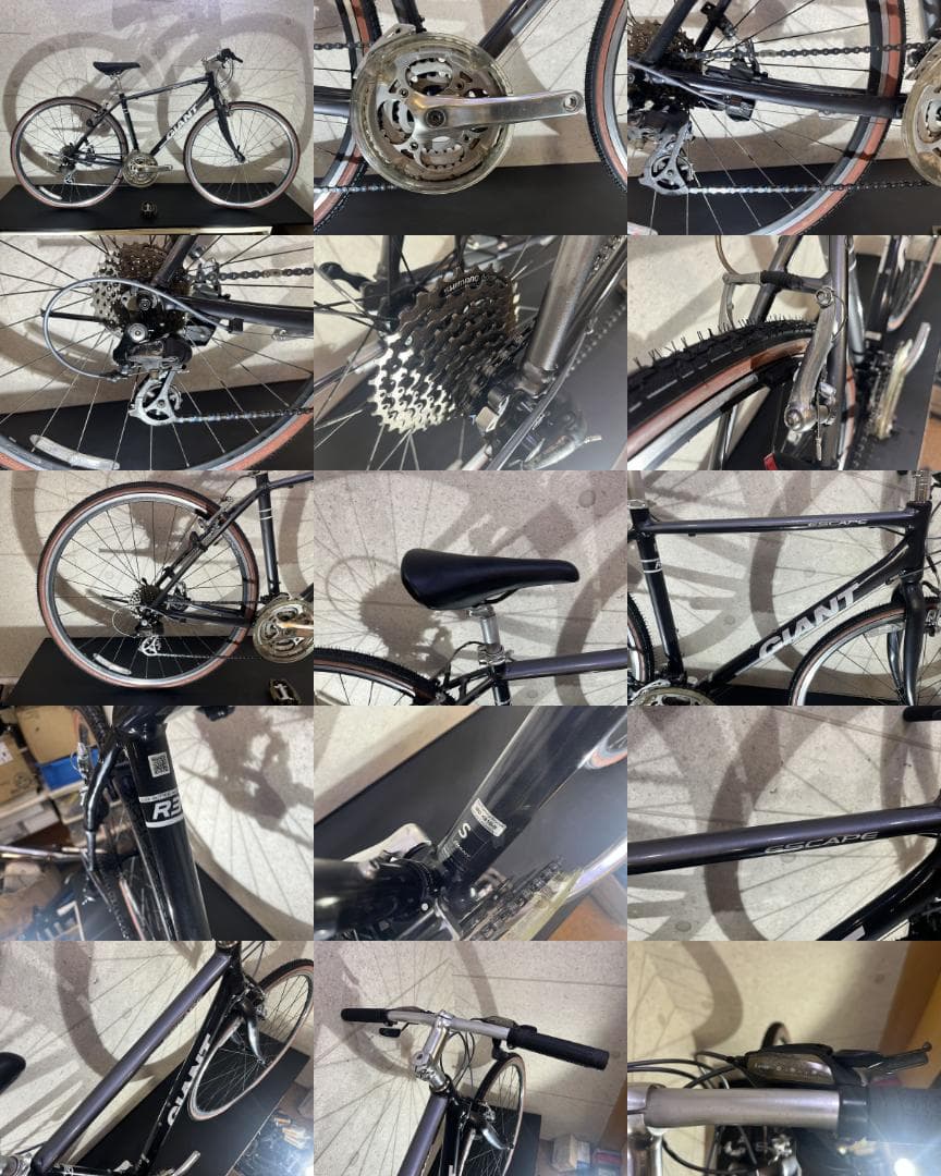 GIANT ESCAPE R3 クロスバイク sizeS　グレーカラー