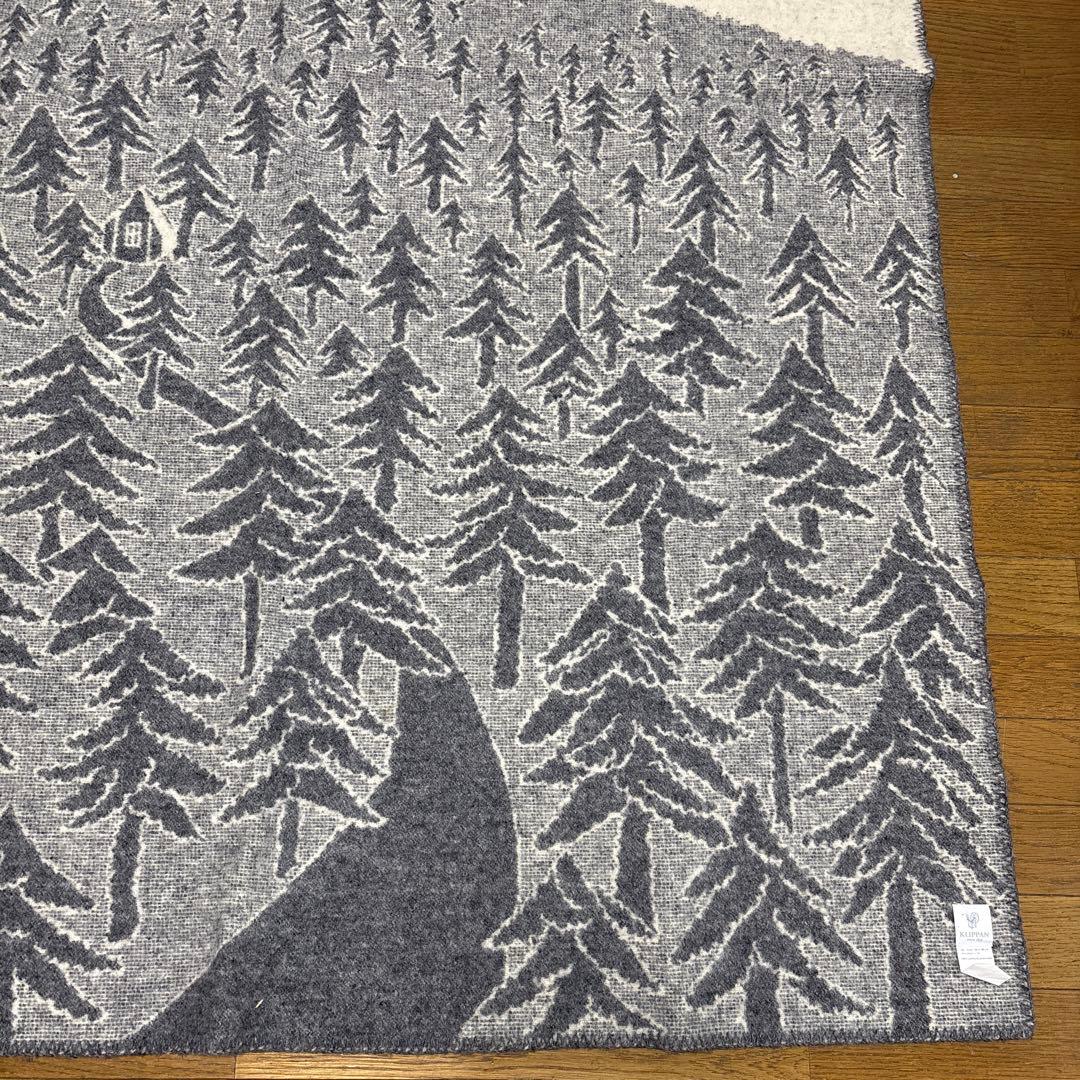 クリッパン　ハウスインザフォレスト　ミナペルホネン　ブランケット　グレー