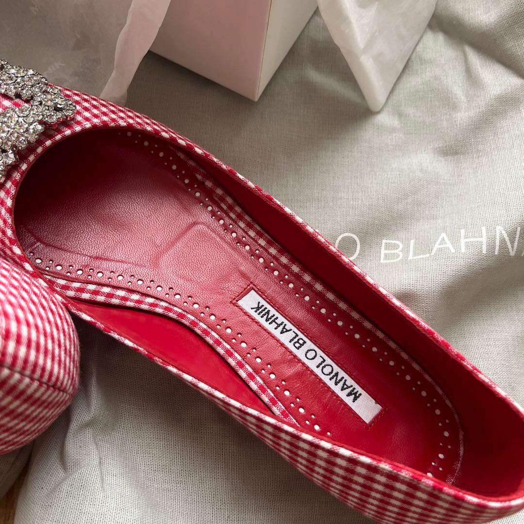 s*a様 マノロブラニク フラットパンプス 36 日本未入荷