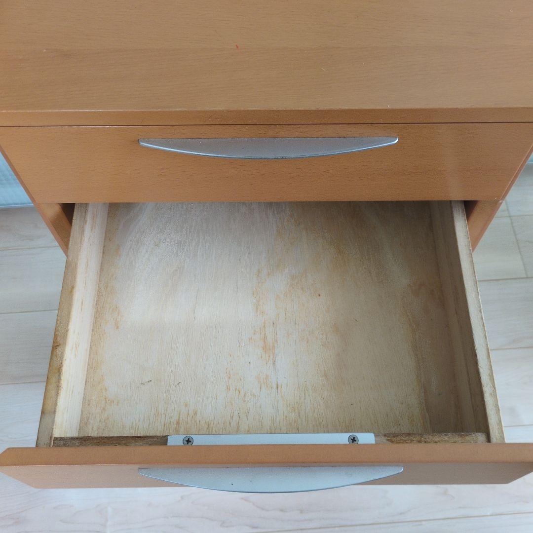 アスティ　木製チェスト 小 6段棚 収納 引き出し 茶色 タンス