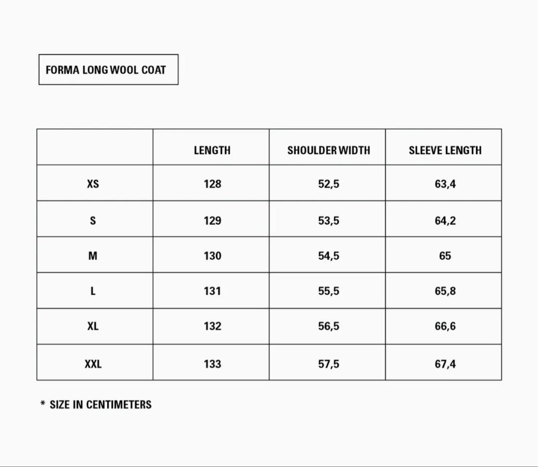 FORMA Long Wool Coat ロングウールコート
