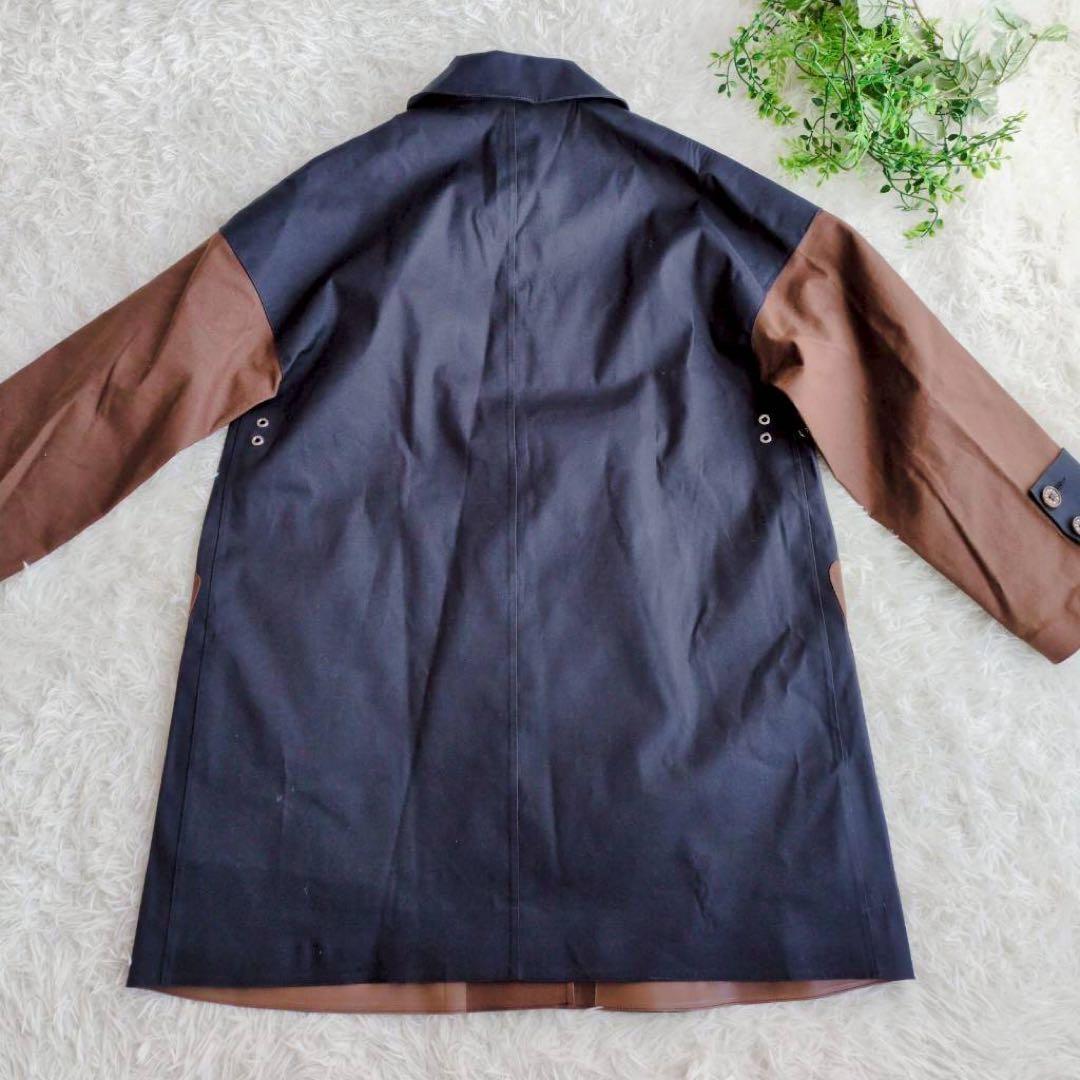 ◾︎現行◾︎ マッキントッシュ DAVIOT ゴム引き ステンカラーコート ネイビー