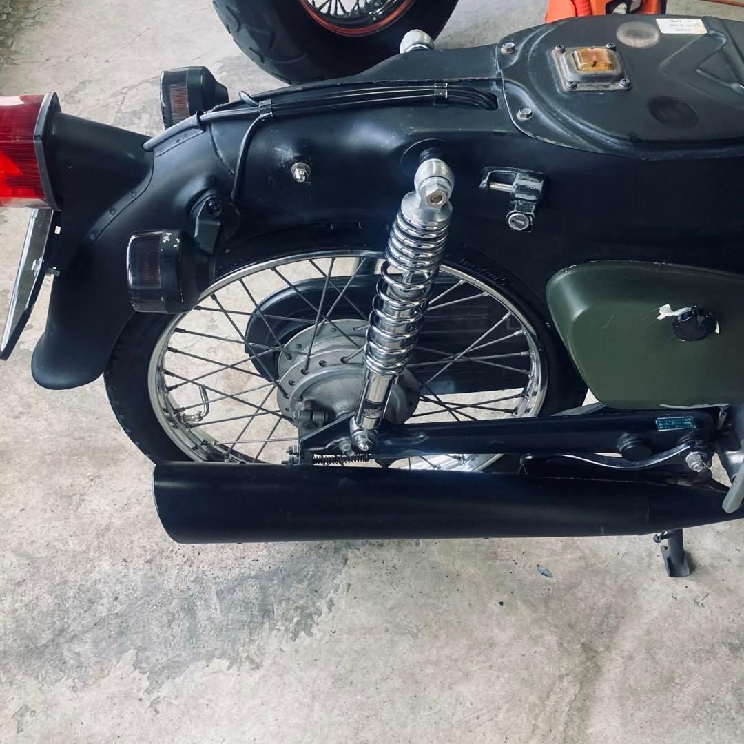 SP TAKEGAWA リアショックアブソーバー スーパーカブから取り出し