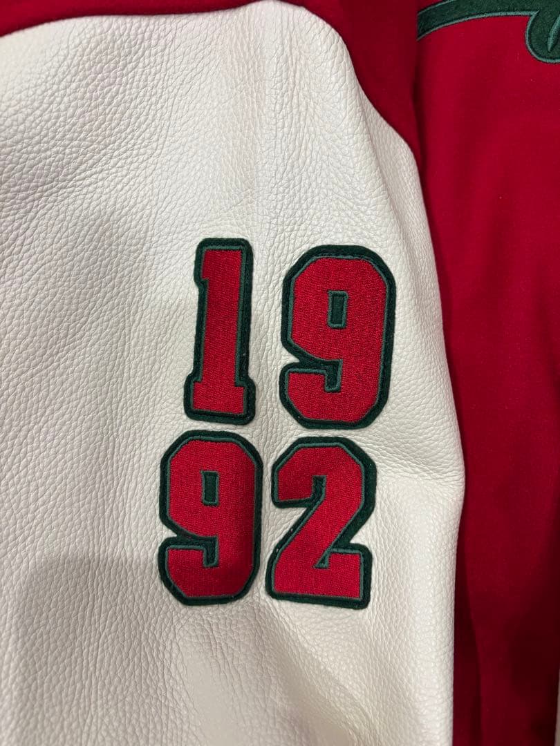 【新品未使用】ケボズ Keboz スタジャン ストリート 袖本革 ウール L