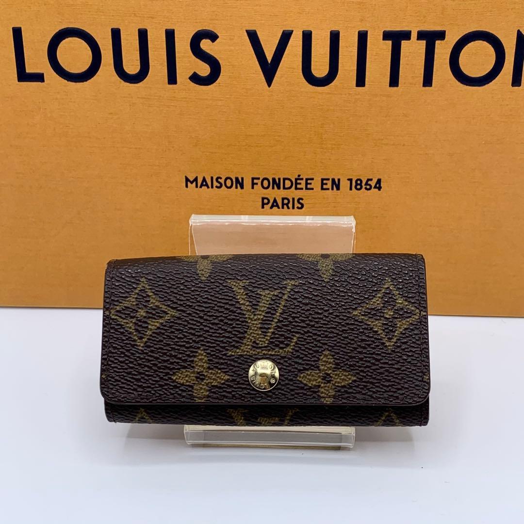【超美品/定番】ルイヴィトン　キーケース　4連　モノグラム　ミュルティクレ4