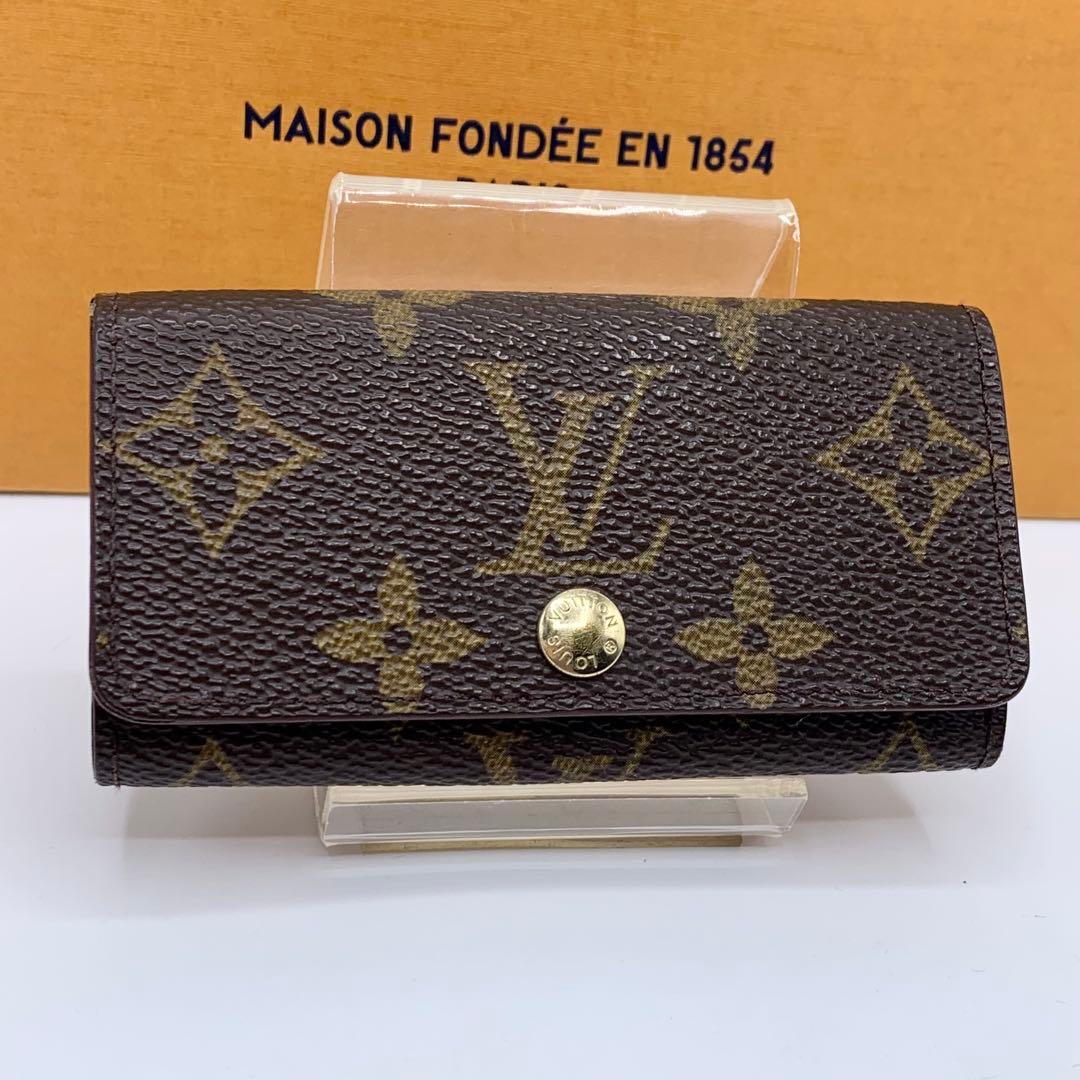 【超美品/定番】ルイヴィトン　キーケース　4連　モノグラム　ミュルティクレ4