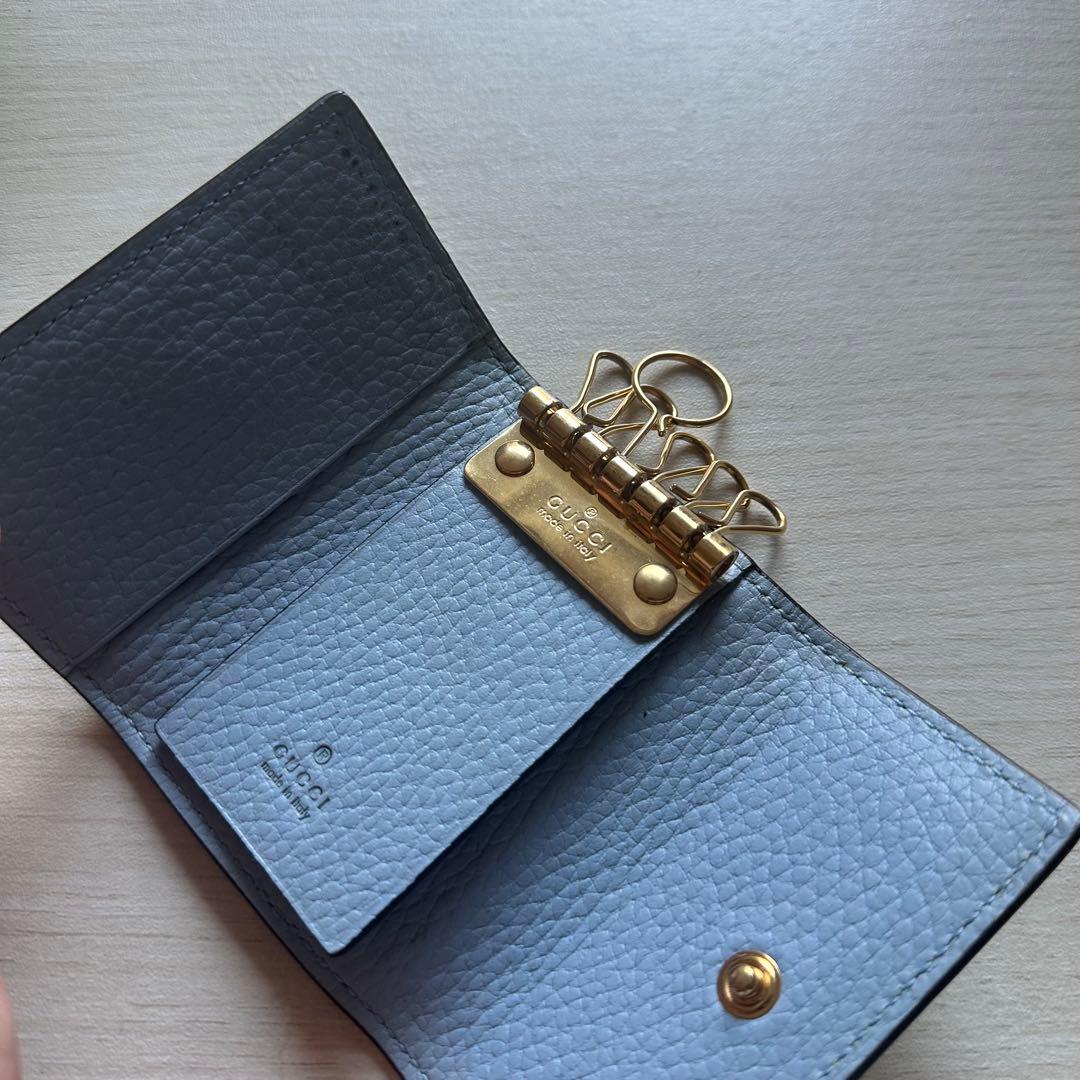 GUCCI 6連キーケース マーモント GGスプリーム GG柄