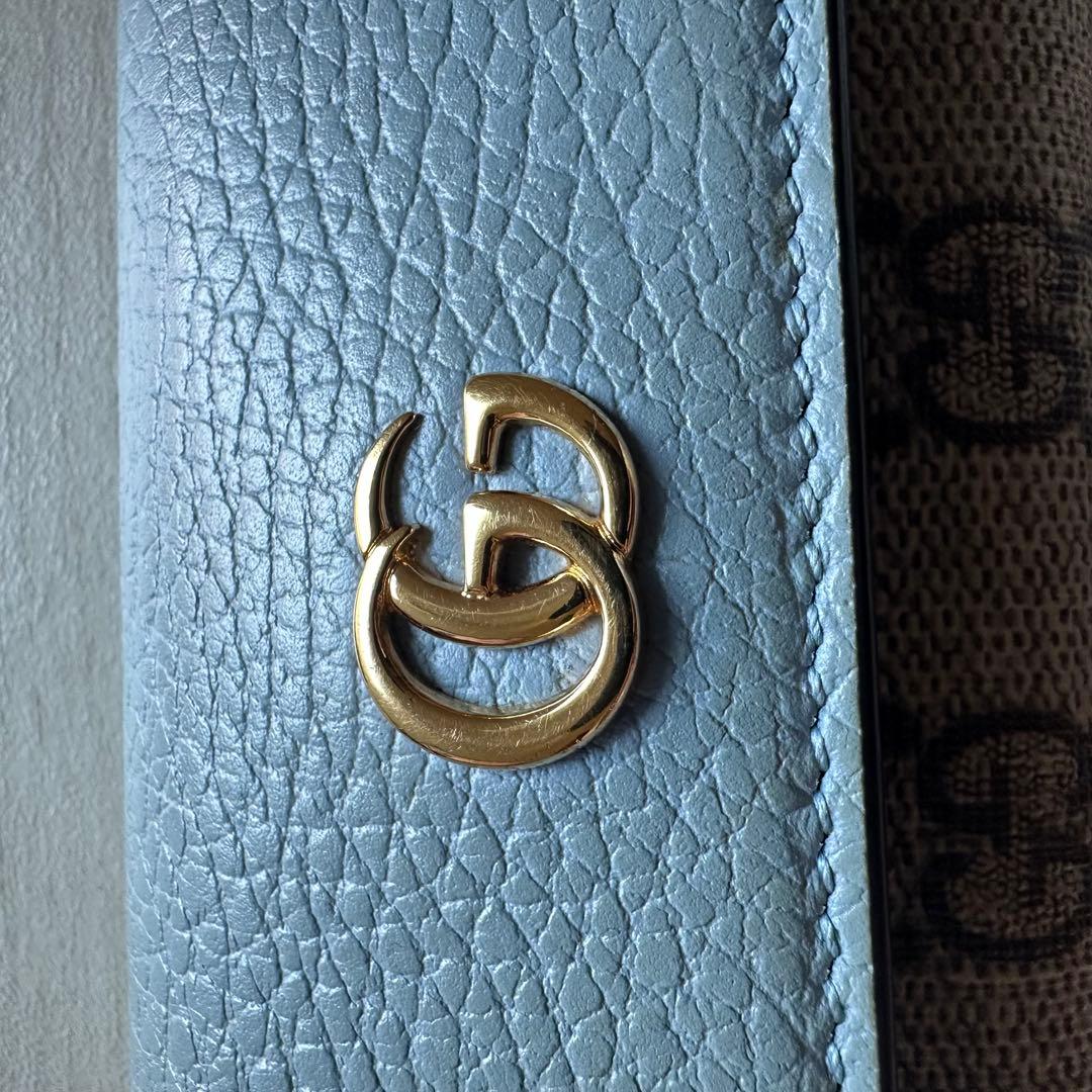 GUCCI 6連キーケース マーモント GGスプリーム GG柄