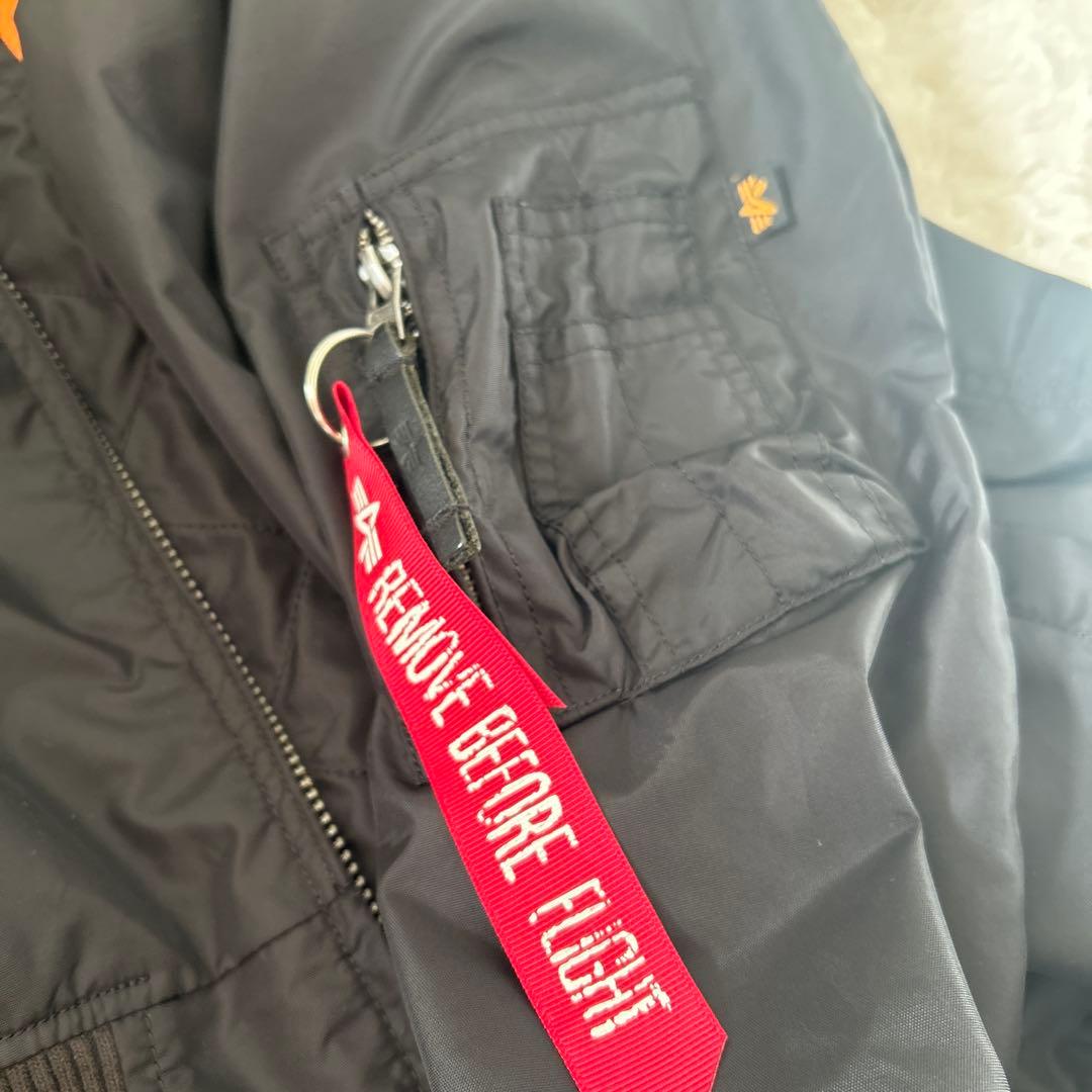 ⭐︎美品⭐︎ALPHA INDUSTRIES ブラック MA-1ジャケット M