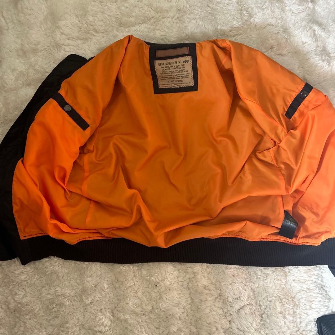 ⭐︎美品⭐︎ALPHA INDUSTRIES ブラック MA-1ジャケット M