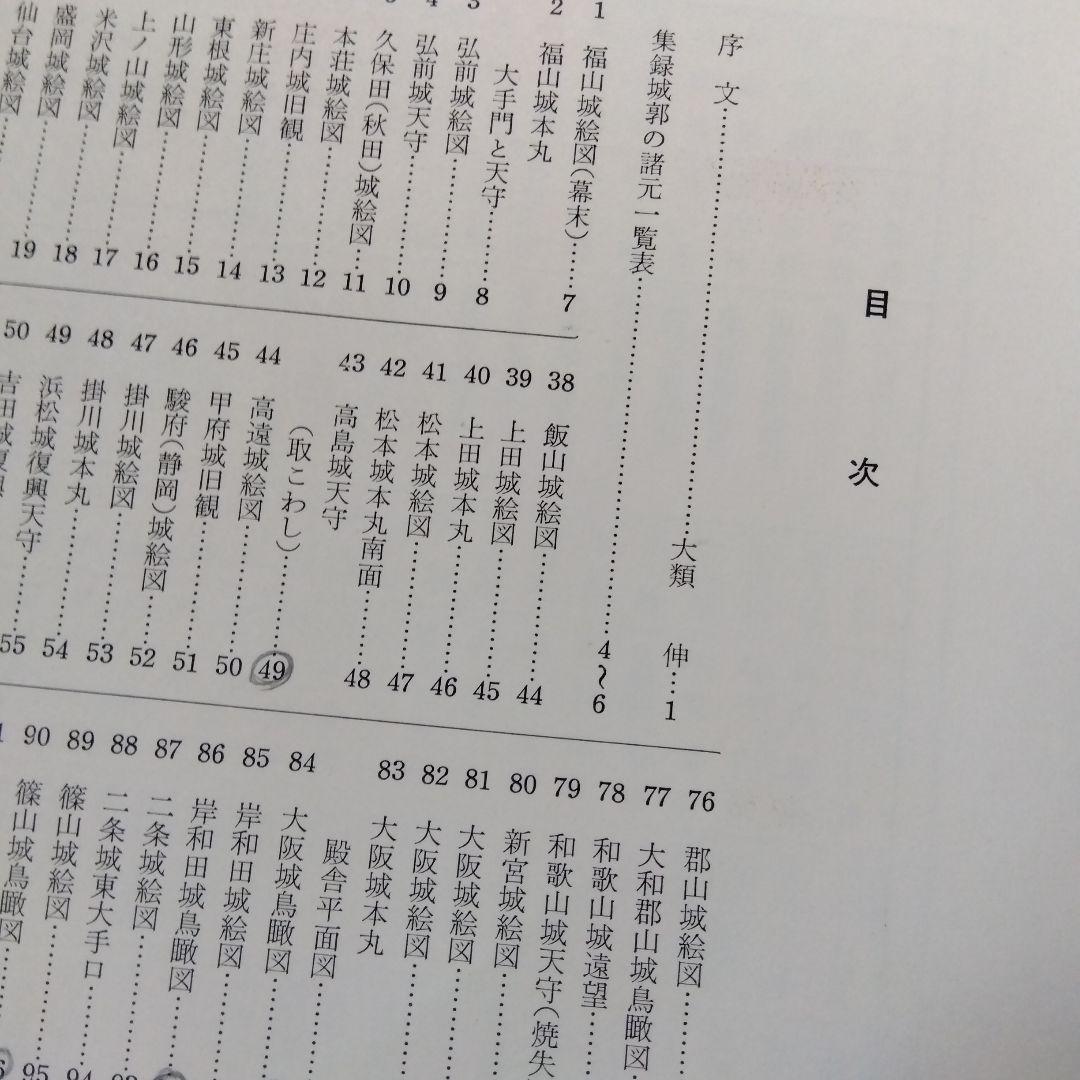 名城城郭絵図集　3冊セット