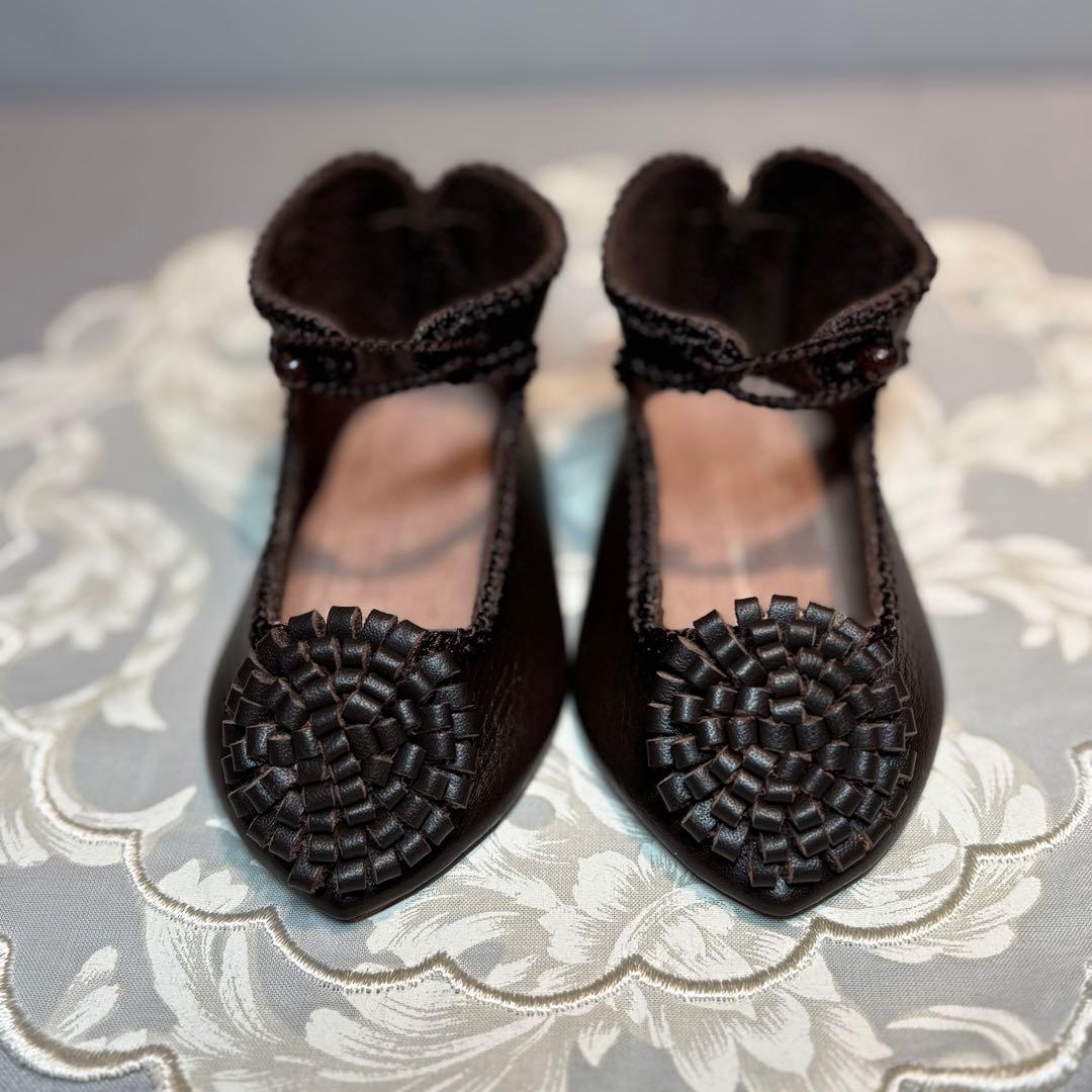 ドールシューズ　アンティークドール　ビスクドール お人形の靴