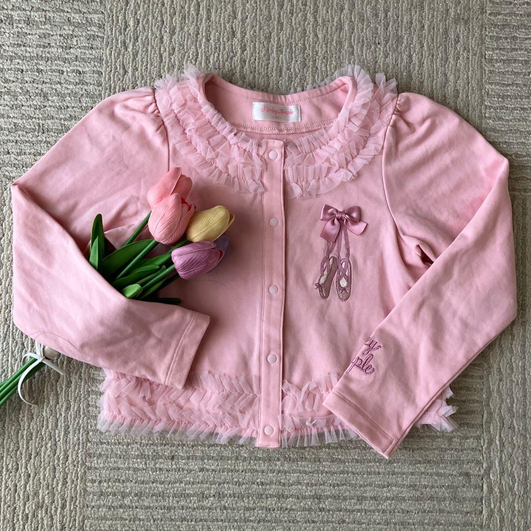 専用★シャーリーテンプル　バレエモチーフ ワンピース カーディガンセット　120