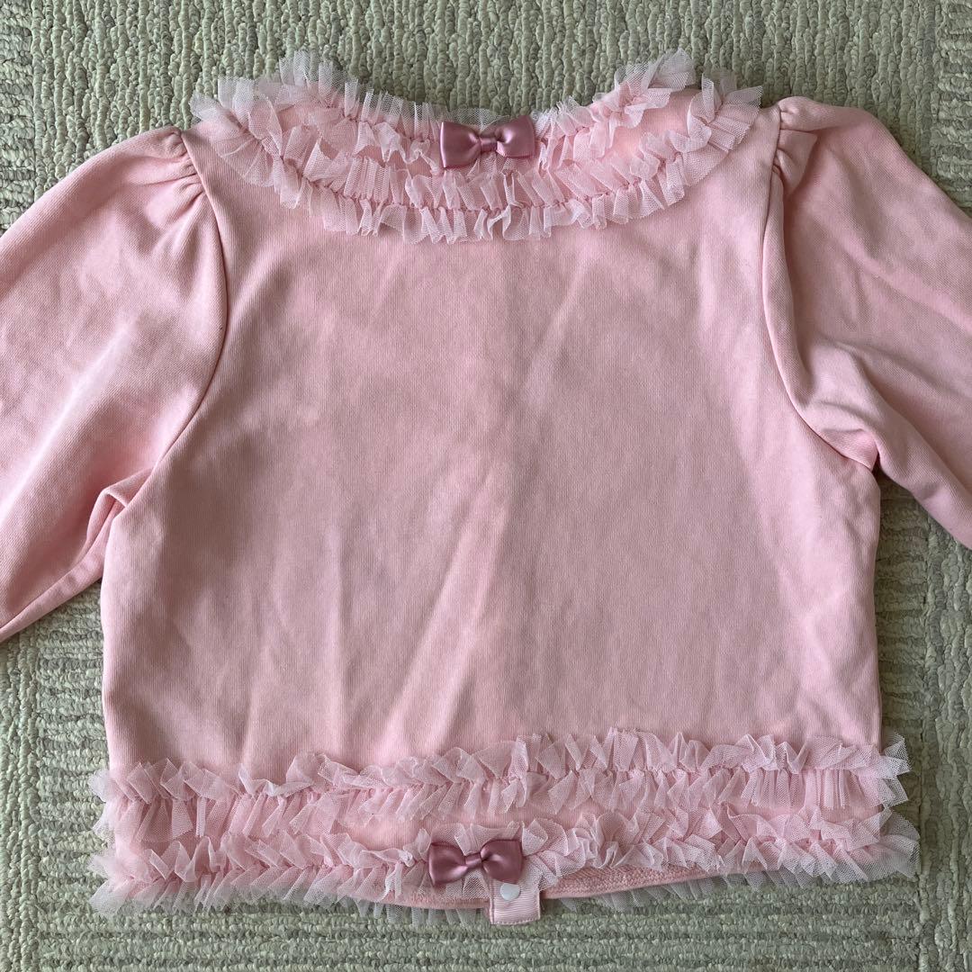 専用★シャーリーテンプル　バレエモチーフ ワンピース カーディガンセット　120