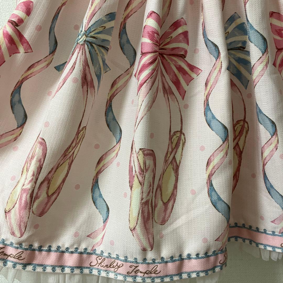 専用★シャーリーテンプル　バレエモチーフ ワンピース カーディガンセット　120