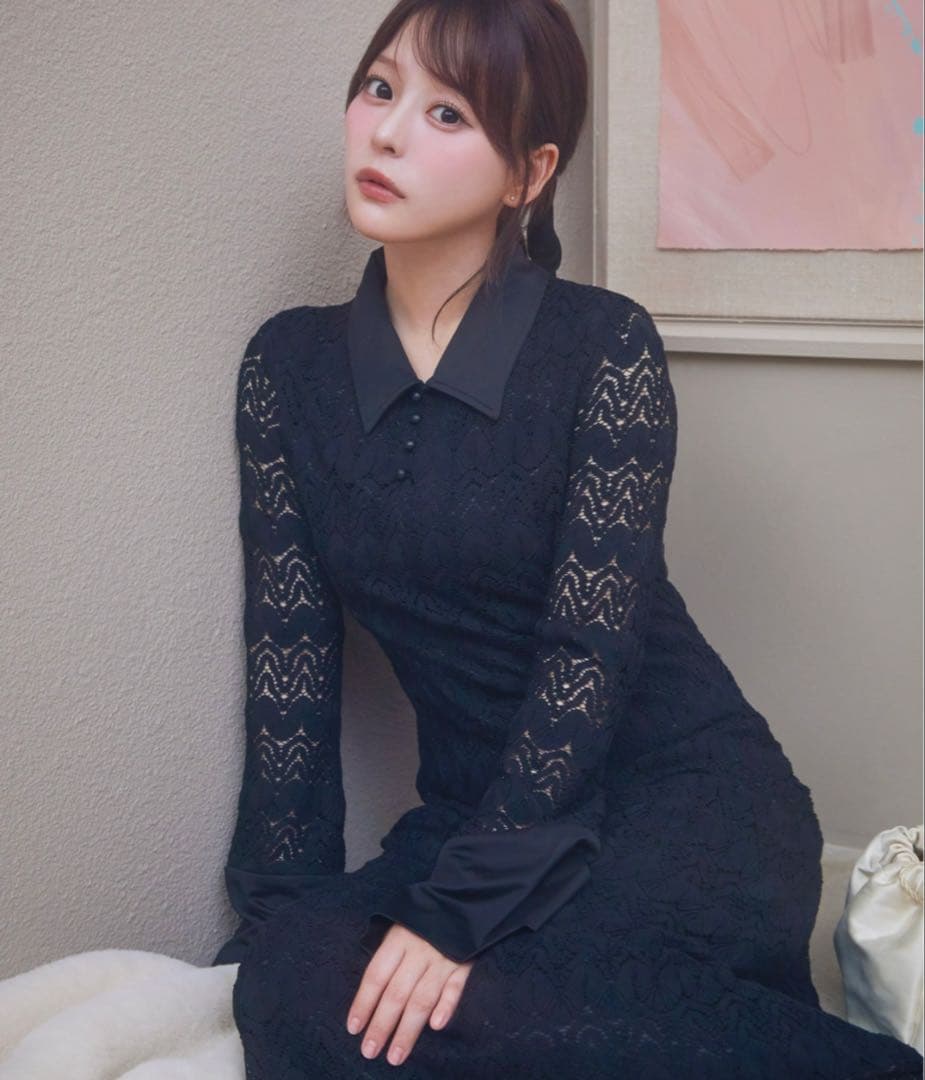 Olu. クラシカルレースワンピース