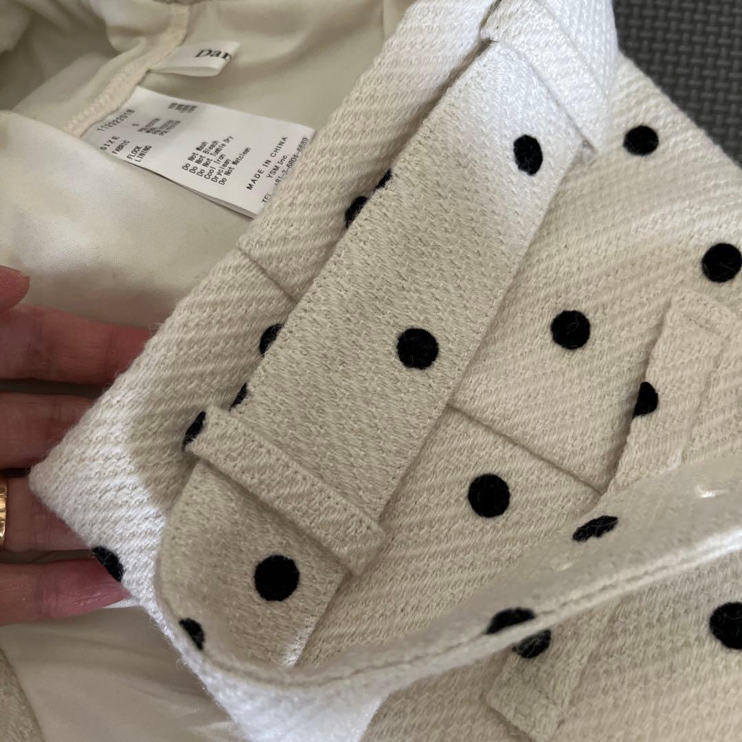 Darichスカートドット、新品未使用、白