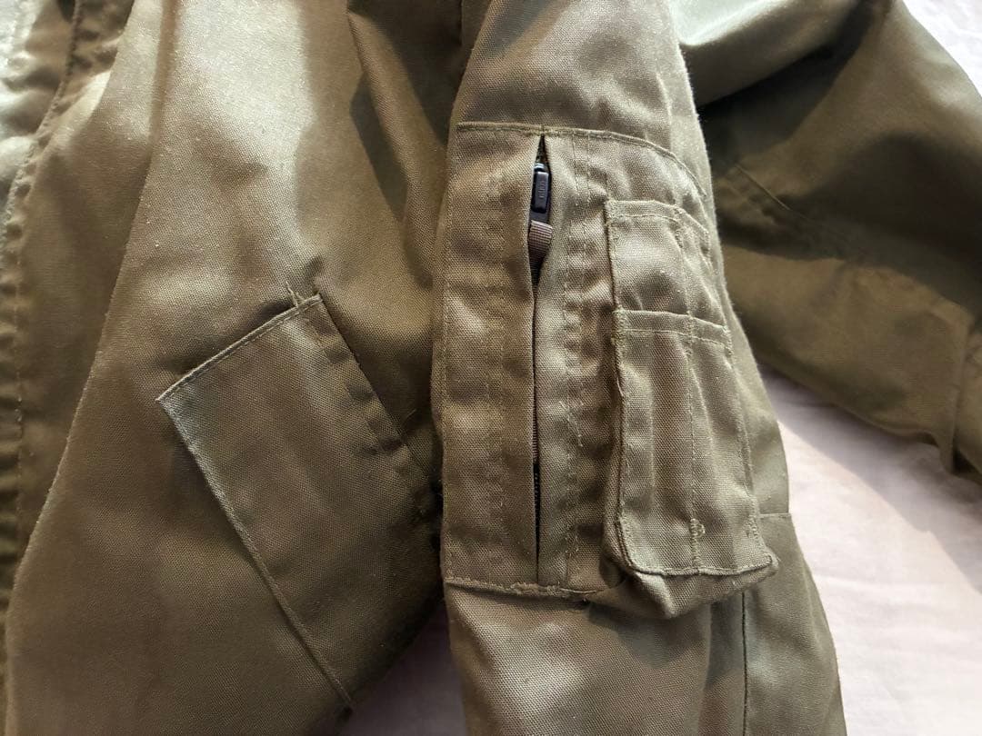 米軍CVCミリタリージャケット MA-1 ISRATEX 難燃性アラミド繊維