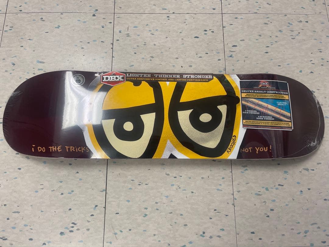 KROOKED DBX EYES GOLD DECK8.5 デッキ新品送料込！