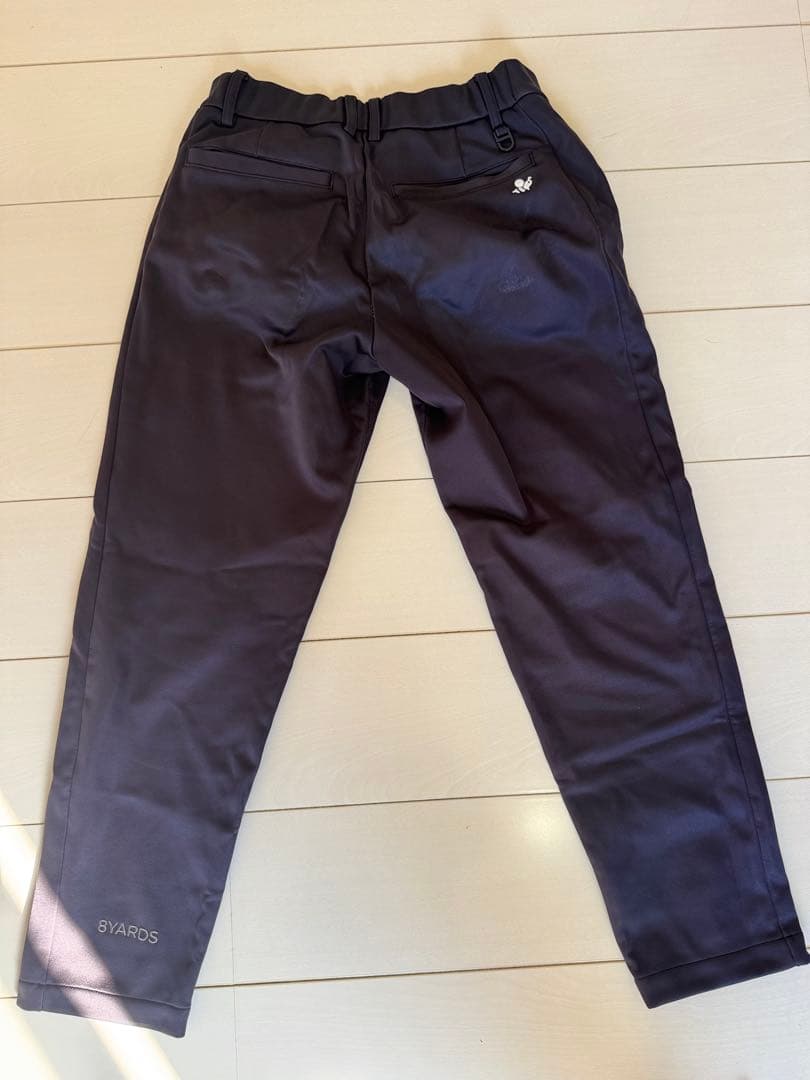 HACHI YARDS ブラックパンツ スリムフィット