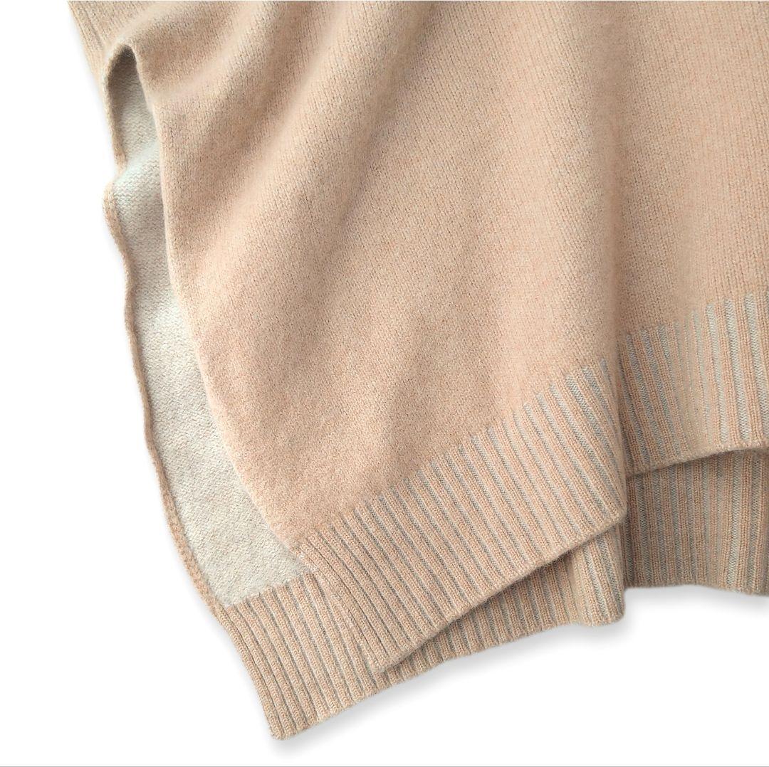 Fabiana Filippi カシミヤ シルク混 ニットポンチョ ケープコート