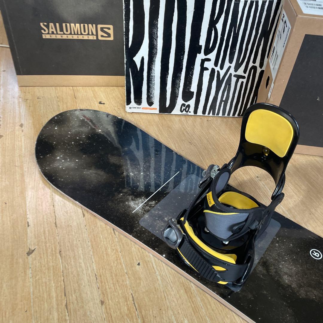 RIDE×IGNIO　ライド　バイン付スノーボードセット　139㎝キッズお勧め◎