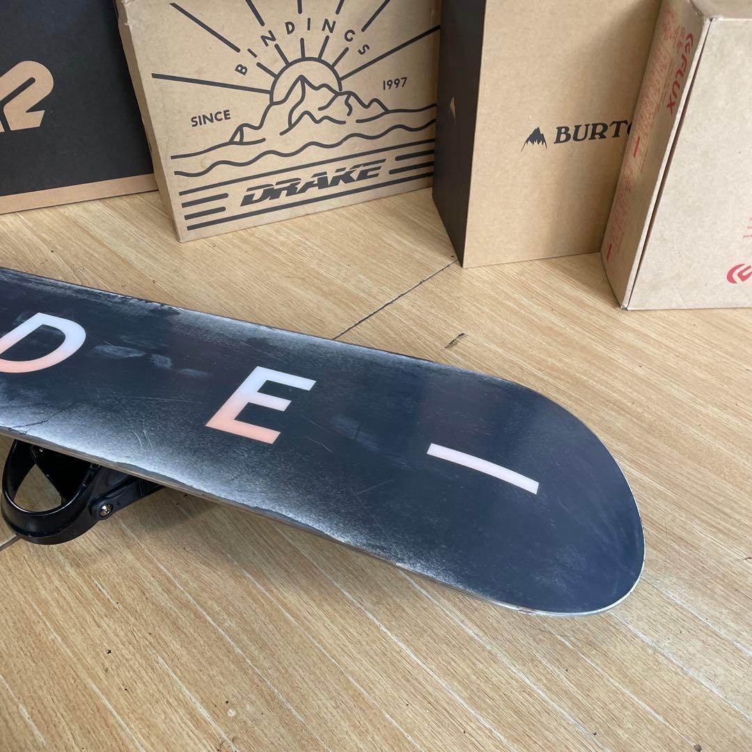 RIDE×IGNIO　ライド　バイン付スノーボードセット　139㎝キッズお勧め◎