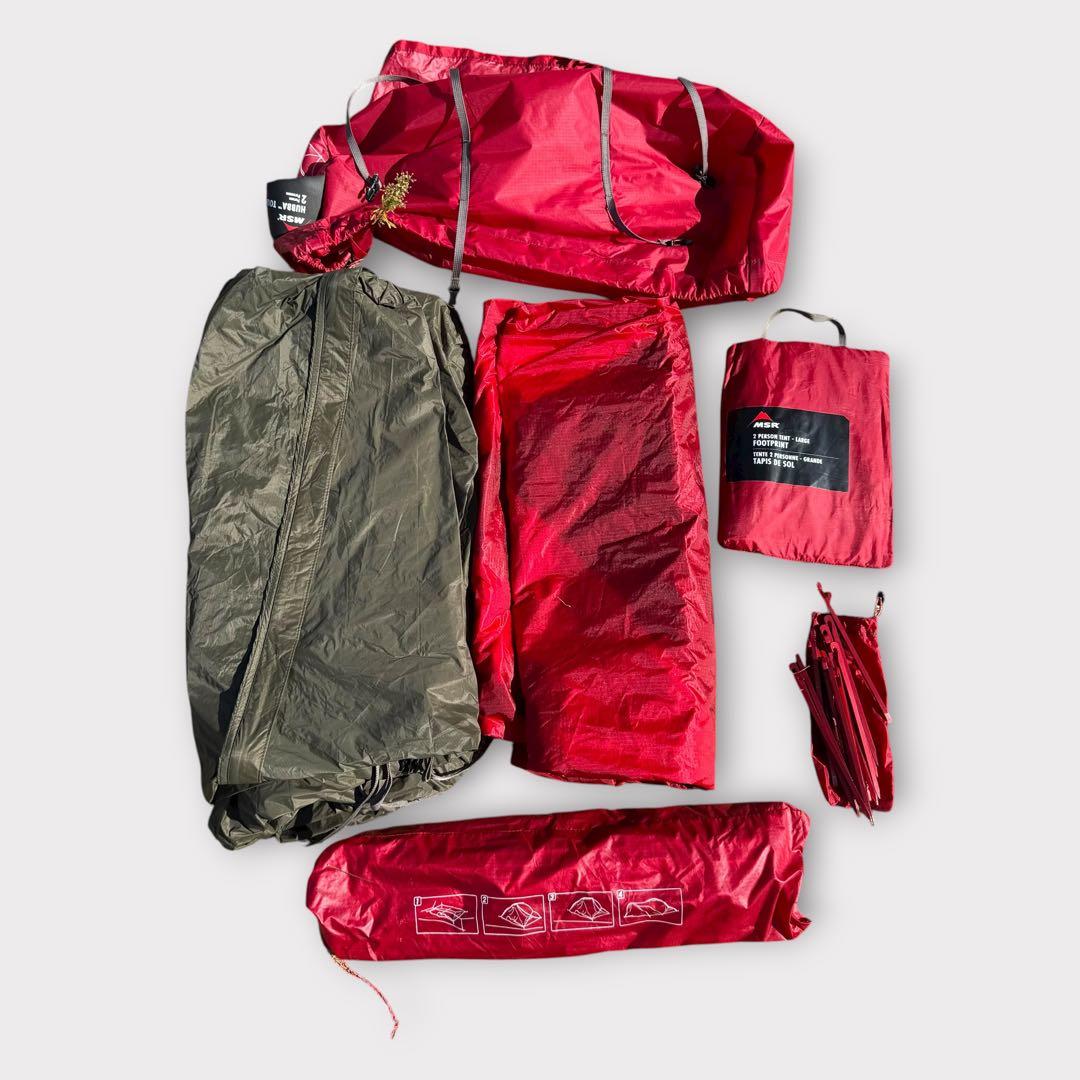 9277.MSR 山岳テント ハバツアー2 フットプリント付