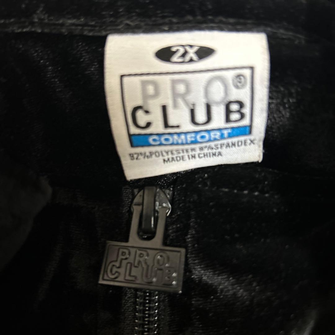 PRO CLUB ブラックジャージ 2Xサイズ