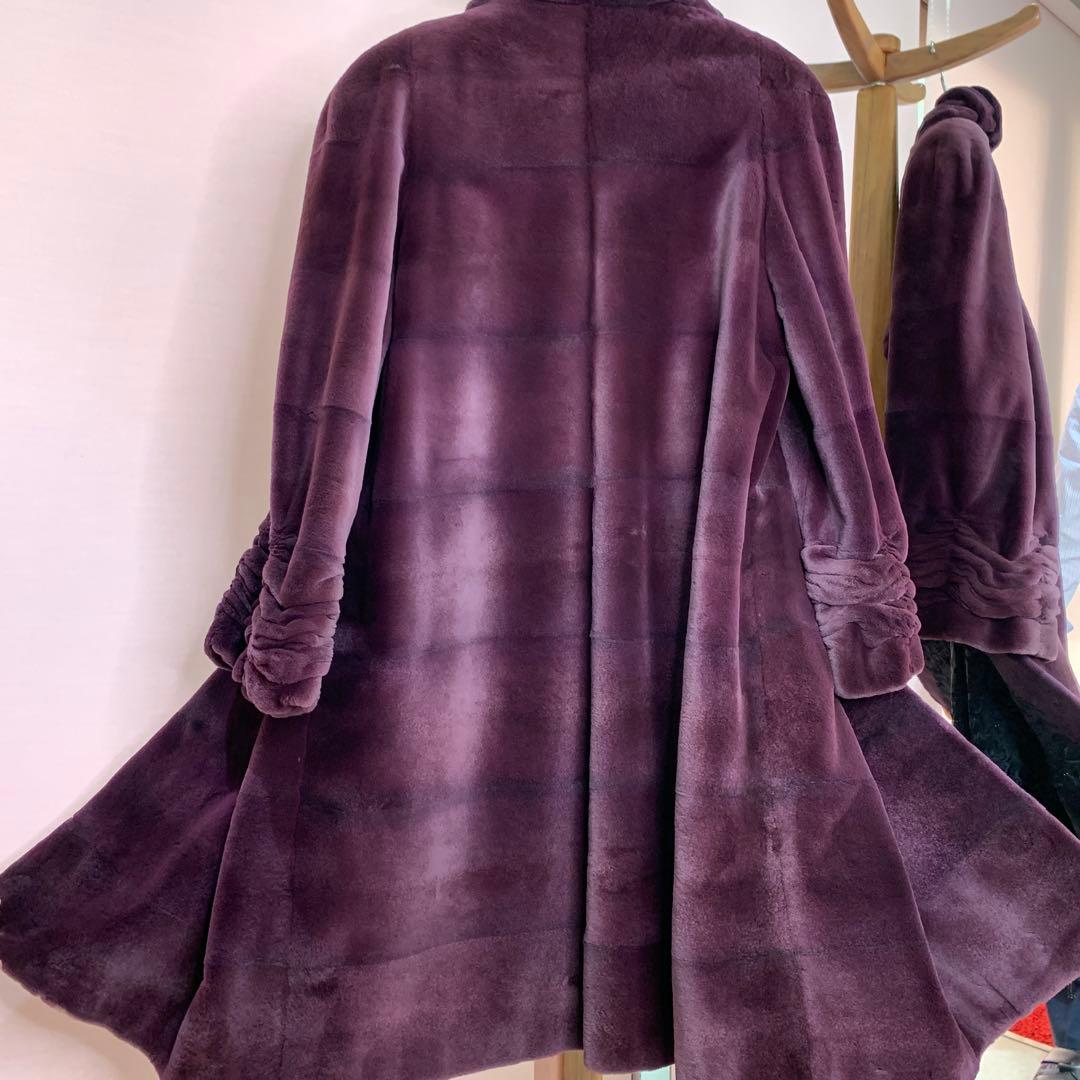 新春　プライス❣️ Mink シェアードミンク コート《貂皮　毛皮　大衣》