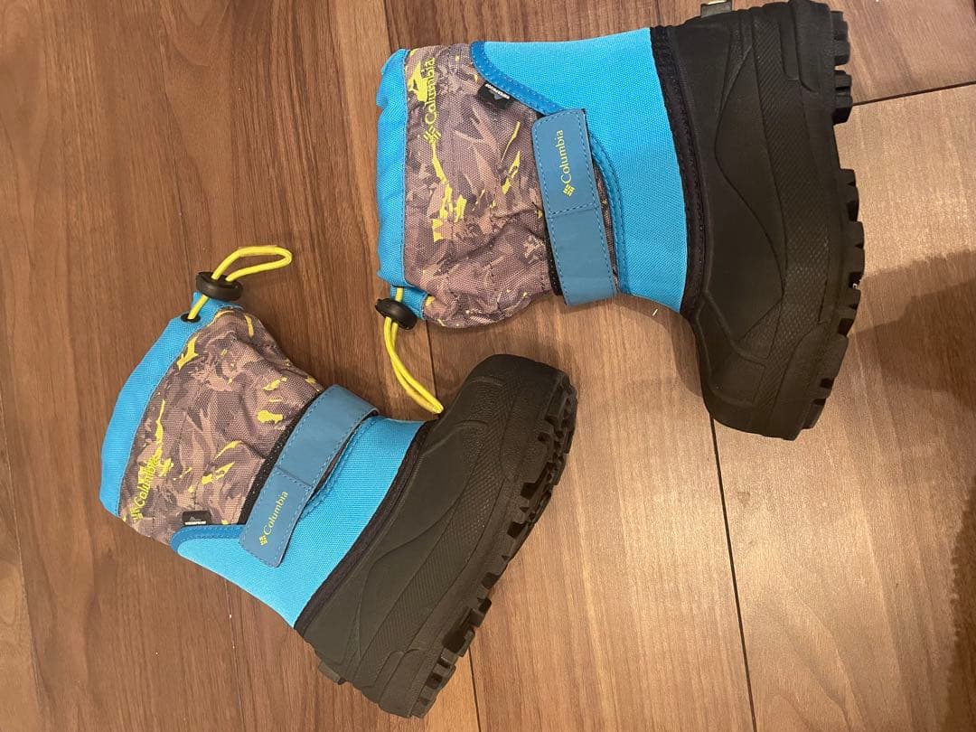 【すぐ雪山行けるセットです】Columbia スキーウェアセット 3T 青色