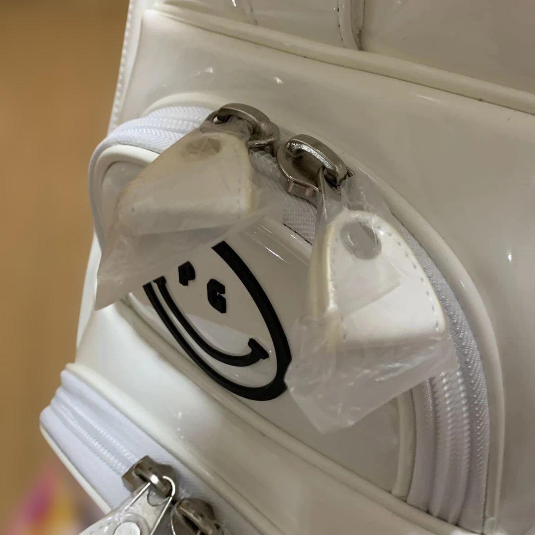 新品　PEARLY GATES パターンオーダー品 　キャディーパッグ　白