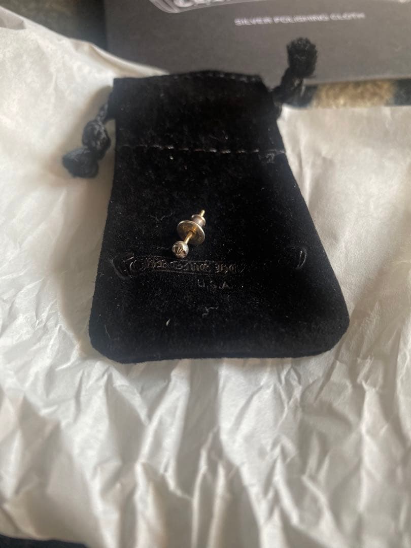 ChromeHearts クロムハーツ クロスボール　ミニスタッド ピアス