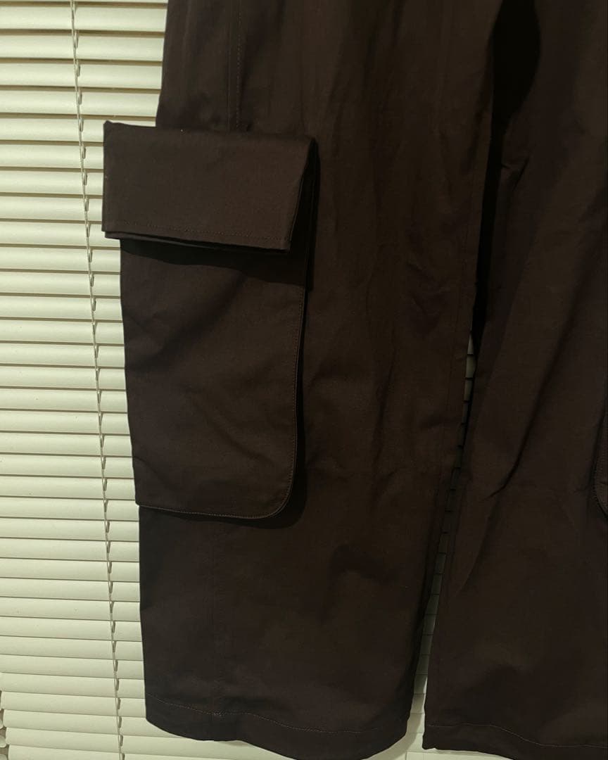 OPEN YY ロールウエストカーゴパンツ サイズM バーガンディ