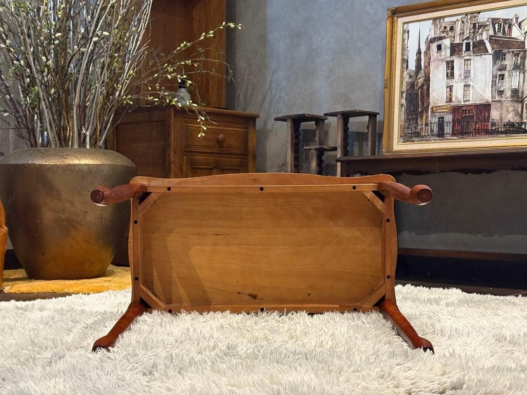 ローテーブル　コーヒーテーブル　無垢材　アンティーク　ビンテージ　IZ