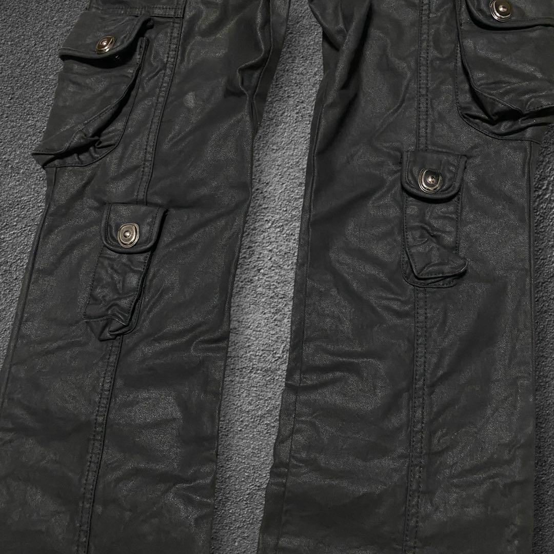 パンツ Tornado Mart waxed gasmask cargo pants