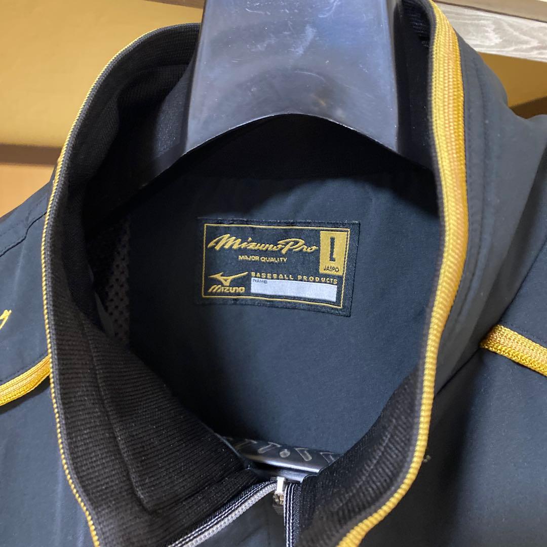 ミズノプロ mizuno PRO ブレスサーモ上下Ｌ＋下Ｏ付　アップウェア 黒