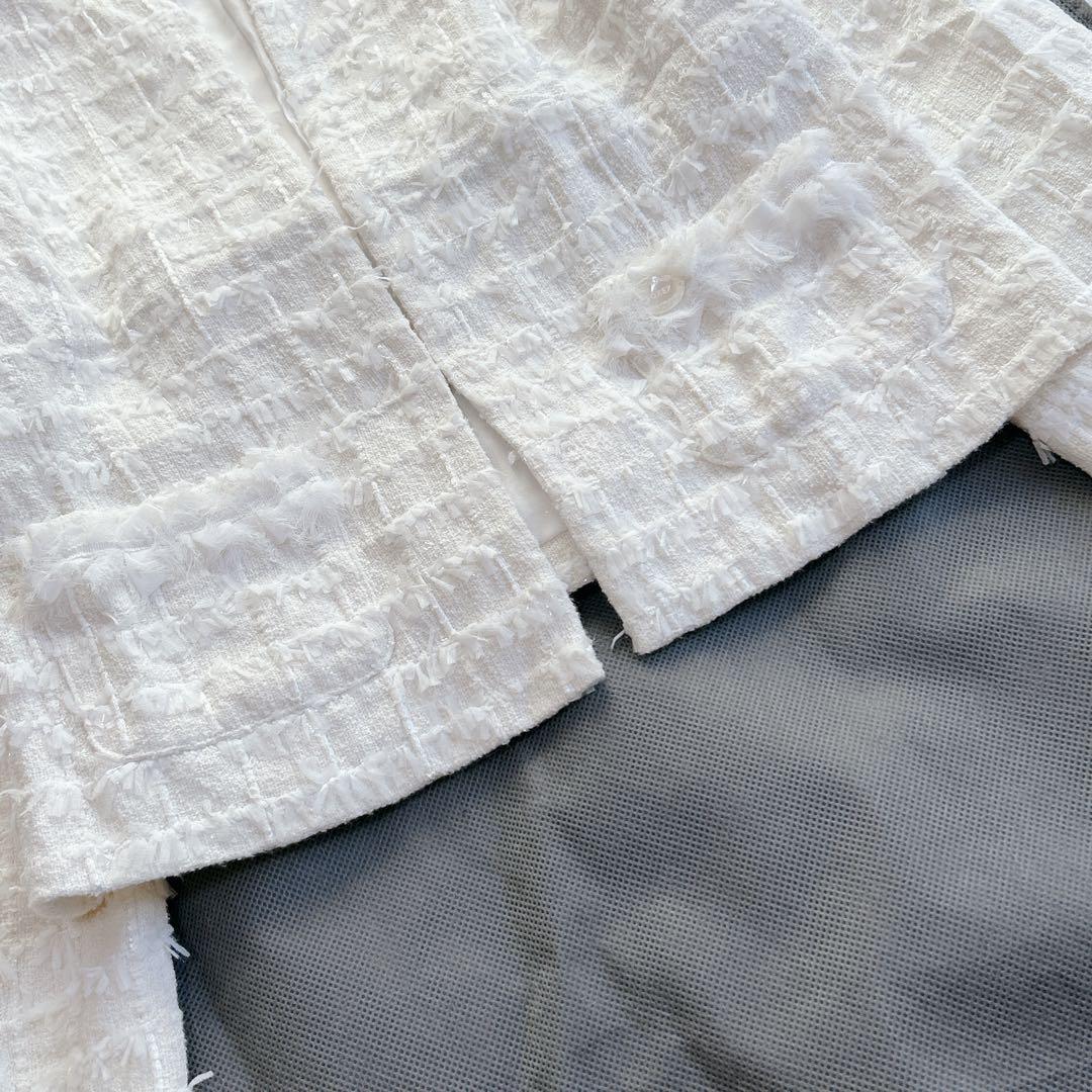 フォクシー 定価12万 ツイードジャケット Vanilla Whip 40サイズ