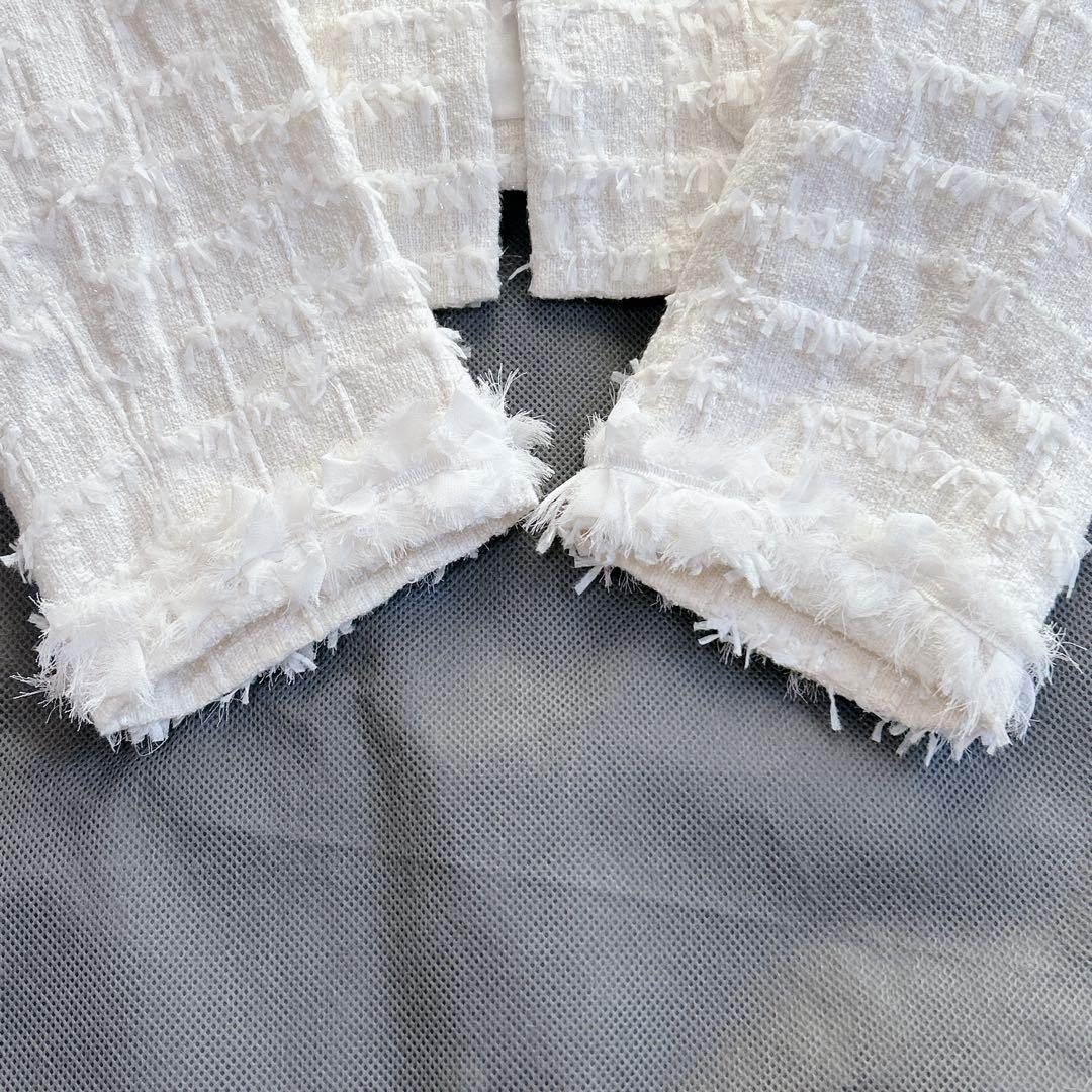 フォクシー 定価12万 ツイードジャケット Vanilla Whip 40サイズ