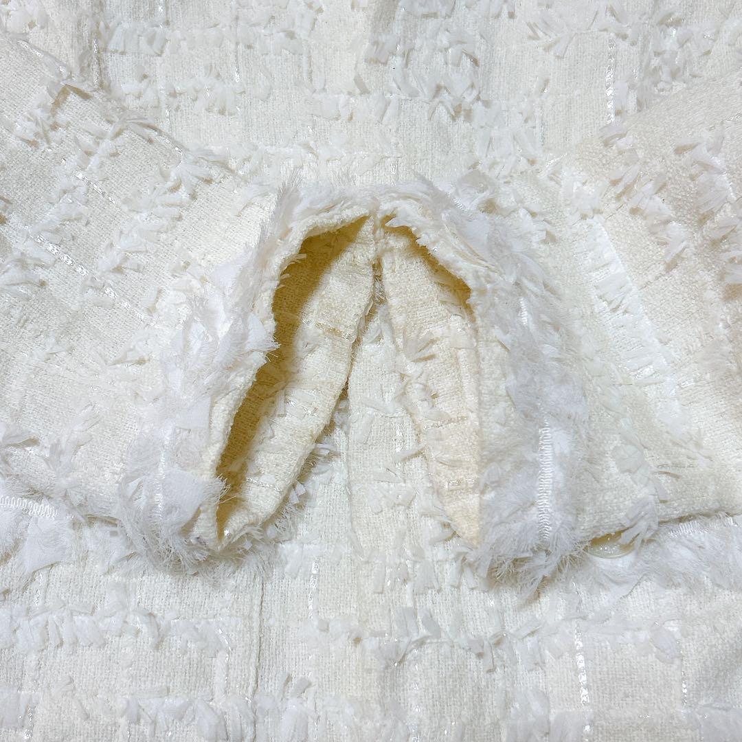 フォクシー 定価12万 ツイードジャケット Vanilla Whip 40サイズ