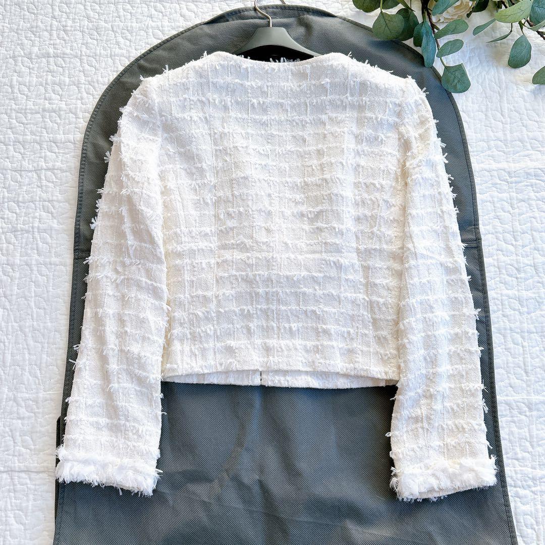 フォクシー 定価12万 ツイードジャケット Vanilla Whip 40サイズ
