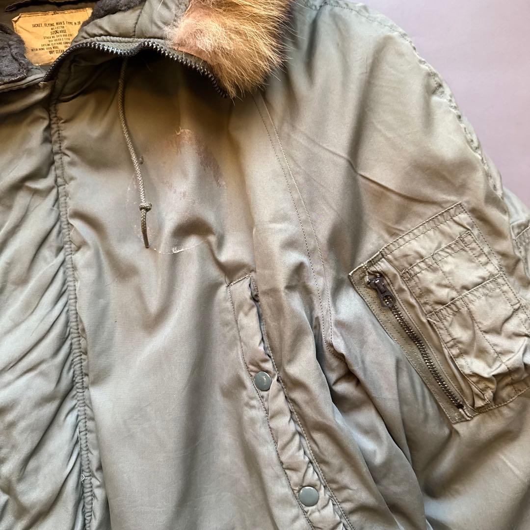 60s 米軍 N-3B ミリタリージャケット フライトジャケット ヴィンテージ