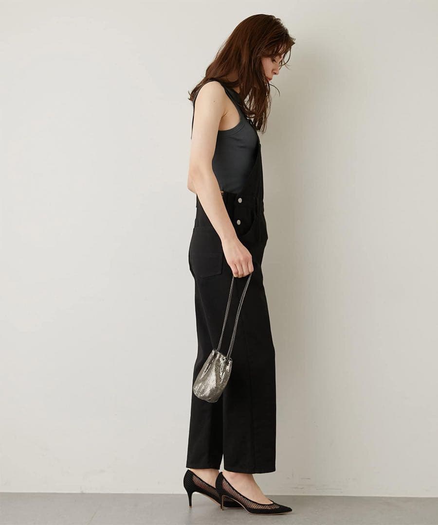 【美品】Whim Gazette ウィムガゼットカツラギオールインワン黒