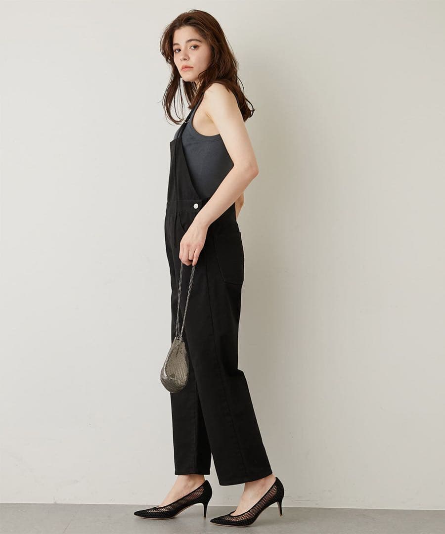 【美品】Whim Gazette ウィムガゼットカツラギオールインワン黒