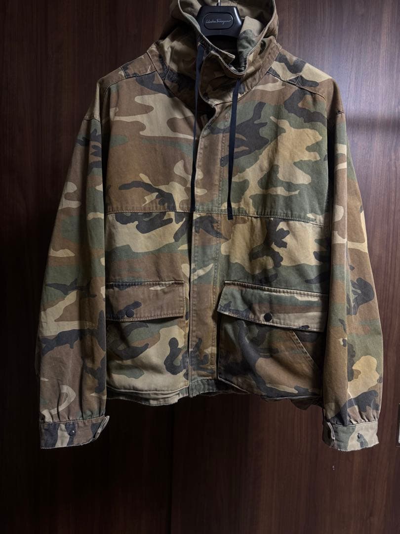 j*y様 25aw ANCELLM CAMO ZIPUP HOODIE